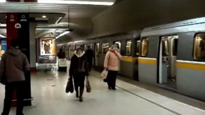 Прибытие вагона 81720721 Яуза на Люблинской линии московского метро