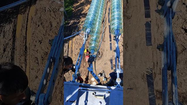 Посадка провода вл 500 кВ смотреть онлайн