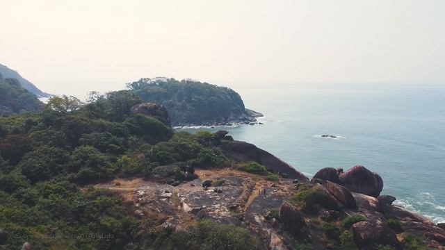 Гоа. Goa.Agonda beach. Drone view Sun sea relaxation. Пляж Агонда Солнце море релакс. Обзор с дрона смотреть онлайн