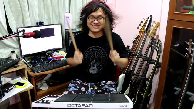 แป๊ะ Syndrome - คำตัดสิน Lomosonic Drum Cover OCTAPAD SPD-30 смотреть онлайн