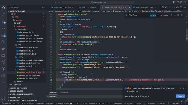 Uber Eats Clone - Landing Page APIs Development #67 #nestjs #reactjs смотреть онлайн