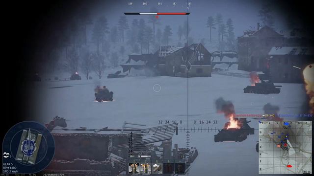 Tanks Destruction By Tiger H1 | War Thunder Realistic Battle смотреть онлайн