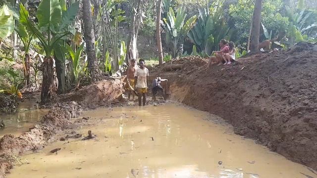 Аборигены vs экскаватор. Копаем водоем лопатами за 4 дня смотреть онлайн
