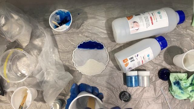 Морские подстаканники из эпоксидной смолы смотреть онлайн