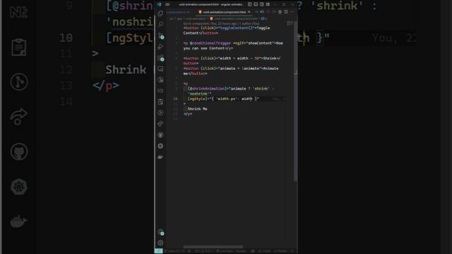 How to implement the shrink width for element using ngstyle #angular #leelawebdev - Angular16 смотреть онлайн