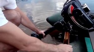 Лодочный мотор HANGKAI 3.5. Распаковка. Запуск.