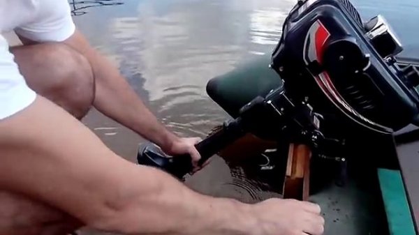 Лодочный мотор HANGKAI 3.5. Распаковка. Запуск.
