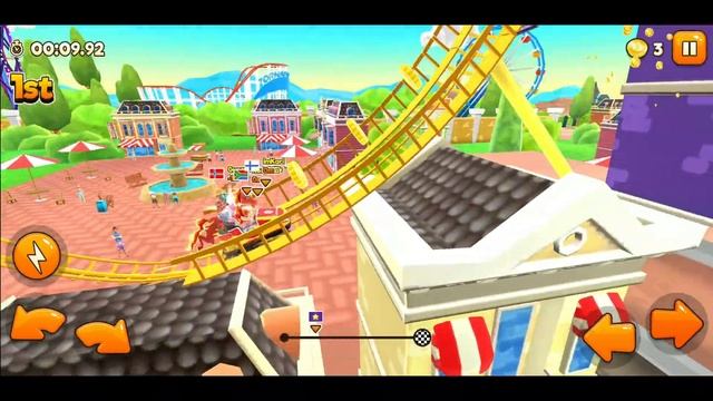 Thrill Rush Racing Gameplay 2020 | Theme Park Roller Coaster Games Video смотреть онлайн