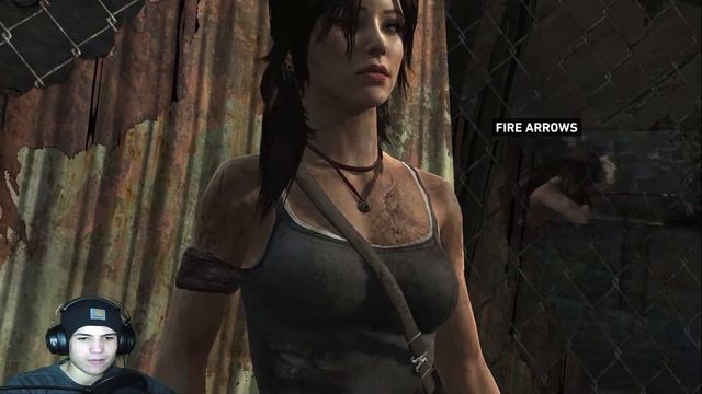 TOMB RAIDER Walkthrough Gameplay PART 7 - FIRE ARROWS!! смотреть онлайн