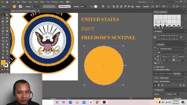AI SHORTCUT EPS.2 | Agar Text Mengikuti Bidang Objek di Adobe Illustrator смотреть онлайн