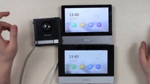 Подключение и настройка дополнительного монитора к IP домофону Hikvision 2-го поколения