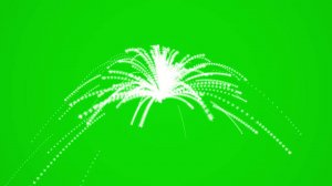 Green Screen Animation Firework Fountain. Футаж Фейерверк фонтан хромакей Zöld Scream