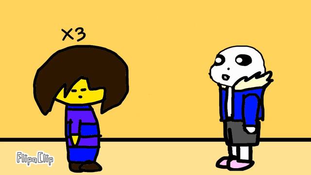 Мини анимация UnderTale. смотреть онлайн