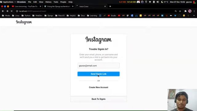 ? #16 - Instagram Clone - Easy Django - User Password Reset via Email смотреть онлайн