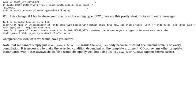 Code Review: Macro enabling Python style 'with' in C++ (4 Solutions!!) смотреть онлайн