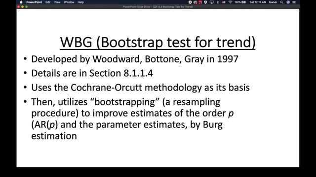 Introducing a Bootstrap Test for Trend in Time Series Data смотреть онлайн