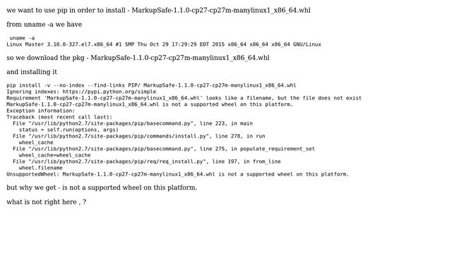 DevOps & SysAdmins: pip install failed on is not a supported wheel on this platform смотреть онлайн