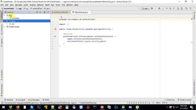 Where do I place the 'assets' folder in Android Studio смотреть онлайн
