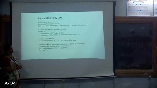 Interpolation using Scipy - Manjula Ramannavar, Asst. Prof.,Dept. of CSE смотреть онлайн
