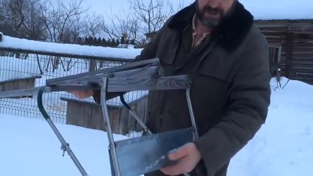 Уборка снега с крыши. смотреть онлайн