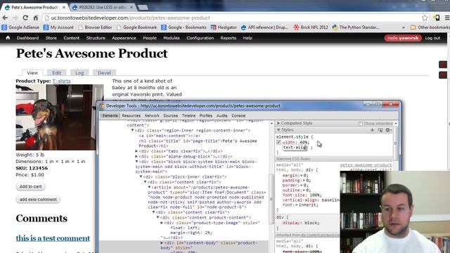 How to Use LESS CSS Dynamic Stylesheet Language with Drupal 7 - Advanced Ubercart Sites #7 смотреть онлайн