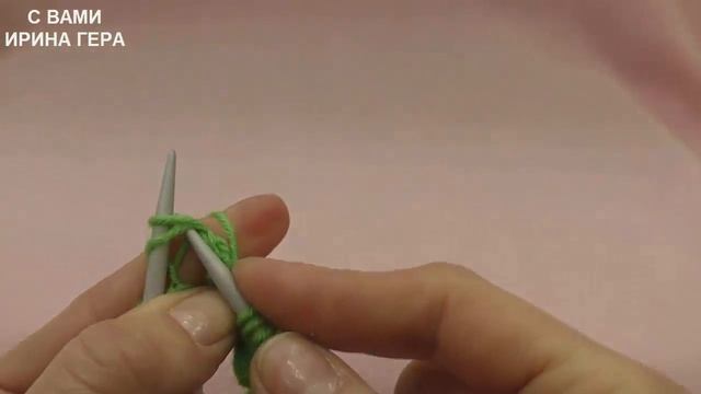 Как вязать простой ажурный узор Схема Вязание спицами Ирина гера смотреть онлайн