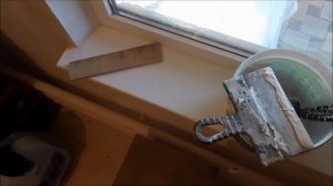 Оконный откос  и чудо приспособление делаем  своими  руками
