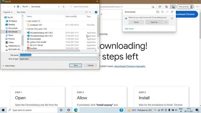 how to install chrome in windows 10 l how to install chrome on windows 10 | sameercoding смотреть онлайн