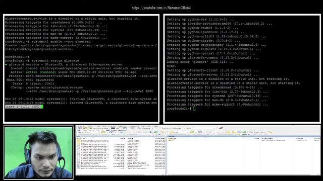 Konfigurasi GlusterFS Volume | Ubuntu 18.04 Server смотреть онлайн