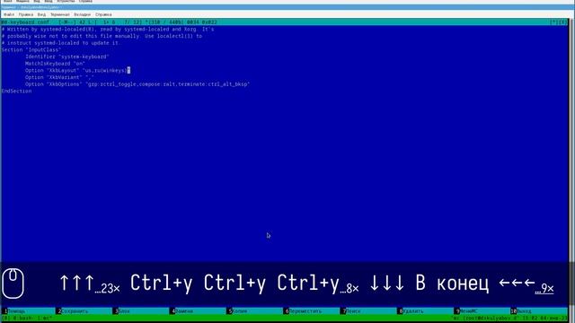 01 - Установка ОС Linux - 03 - Настройка раскладки клавиатуры смотреть онлайн
