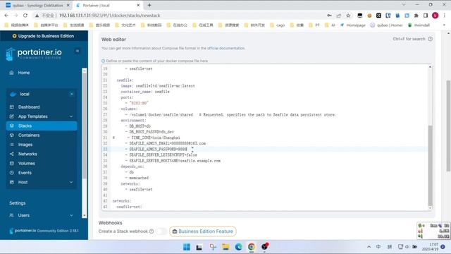 群晖nas用docker部署企业云盘seafile смотреть онлайн