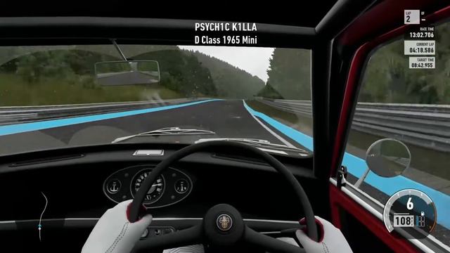 Forza Motorsport 7 Rivals D Class 1965 Mini Cooper on Nordschleife смотреть онлайн