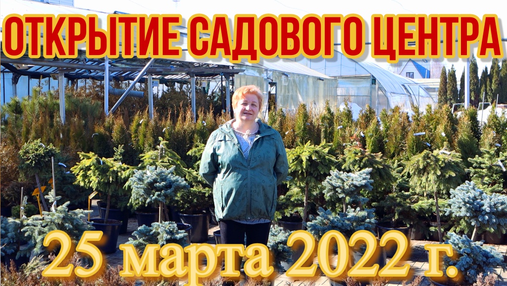 Открытие сезона с 25 марта 2022 года. Садовый центр в Никитском смотреть онлайн