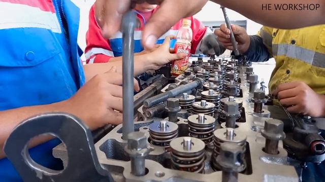 OVERHAUL / REBUILD ENGINE CUMMINS QSL 8.9 / 6D114 ( In Collaboration With PT BIMA )