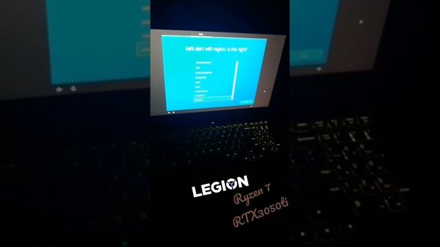 lenovo legion 5 | ryzen 7 | RTX3050ti смотреть онлайн