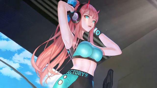 Anime Wallpapers Sporty Zero Two Darling in the Franxx David Live Wallpapers смотреть онлайн