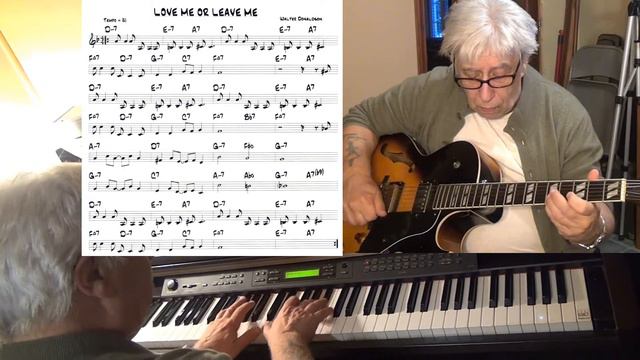 Love Me Or Leave Me - guitar & piano jazz cover ( Walter Donadlson ) Yvan Jacques смотреть онлайн