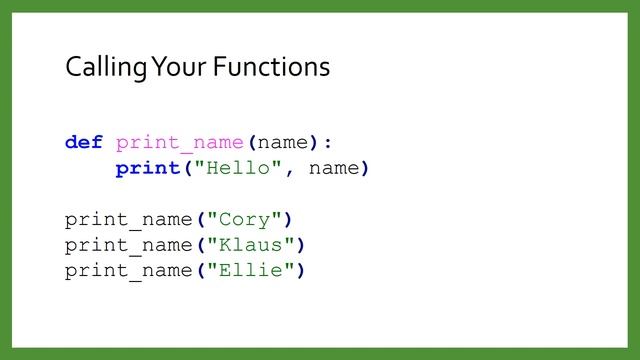 Defining Functions смотреть онлайн