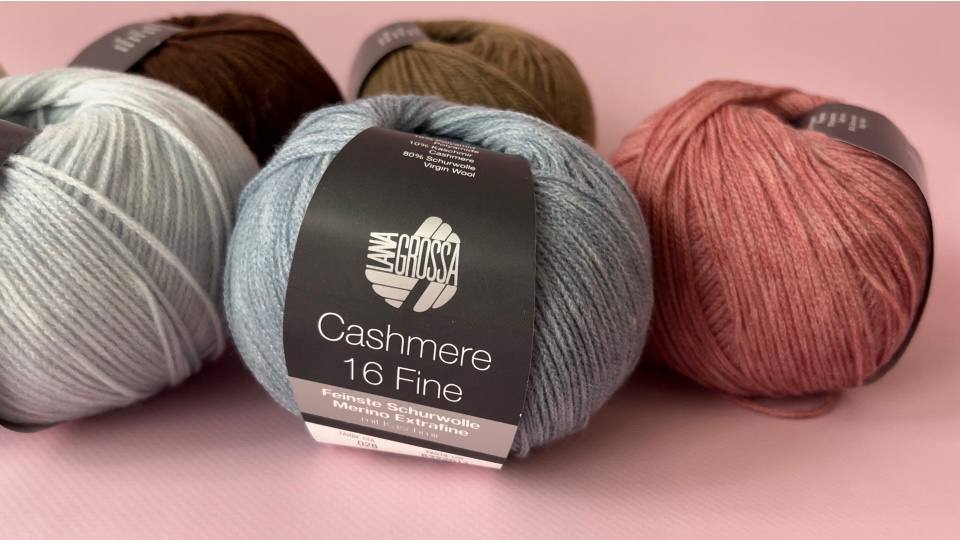 Cashmere 16 и Alta Moda Cashmere 16 Lana Grossa . Обзор пряжи от магазина Knitted-story-shop.ru смотреть онлайн