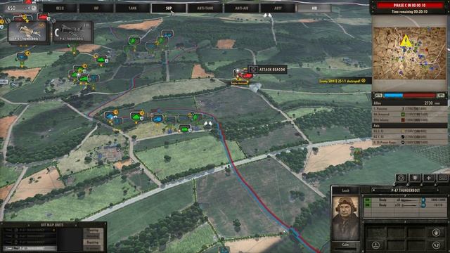 Preventing Axis Breakthrough - Back to Hell DLC - Steel Division: Normandy 44 Multiplayer смотреть онлайн