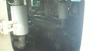 Запуск двигателя 3Д6 теплохода Москва-175.