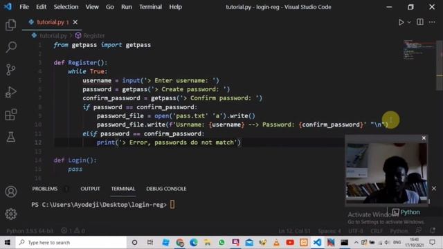 Login & Register system with python | Beginners Project смотреть онлайн