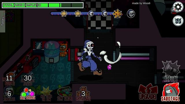 FNAF DAYCARE Mod in Among Us... смотреть онлайн