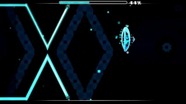 Прохождение страшного Демона [Sonic wave]-Geometry Dash