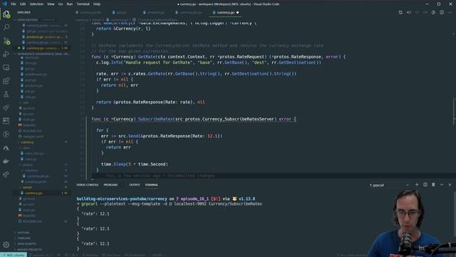 Building Microservices with Go: 16. gRPC Bi-directional streaming, part 1/2 смотреть онлайн