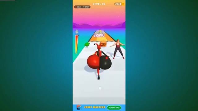 Twerk Race 3D All Levels Android Walkthrough Game | @NanoBytes-Gaming смотреть онлайн