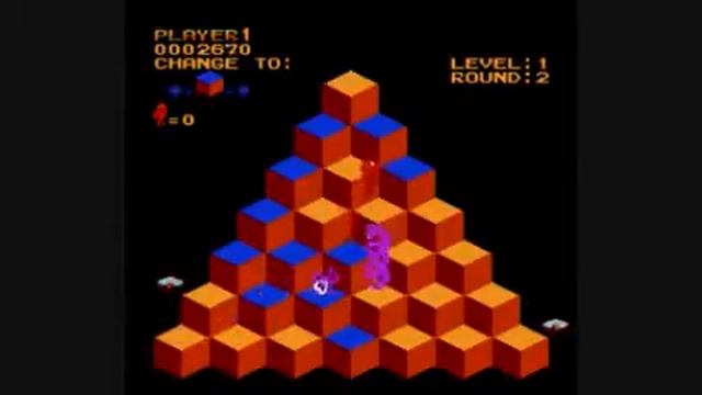 Game Over: Q*Bert (NES) смотреть онлайн