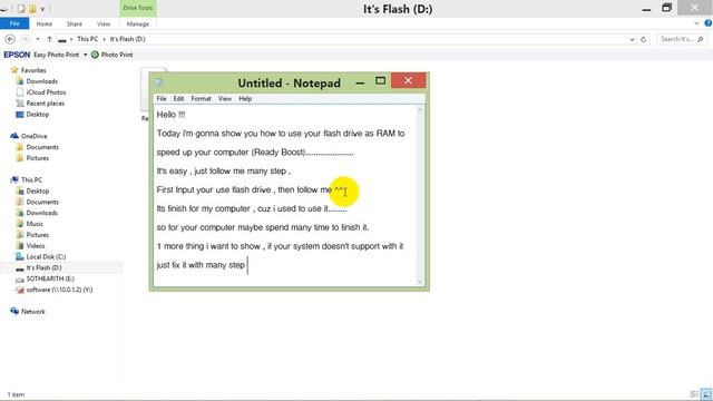 How to use your flash drive as RAM ready boost and fix Ready boost not running Service Superfetch смотреть онлайн