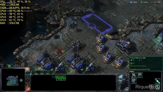 Starcraft II - PC Gameplay - GTX 970 - i5 4690 - 1080p 60fps смотреть онлайн