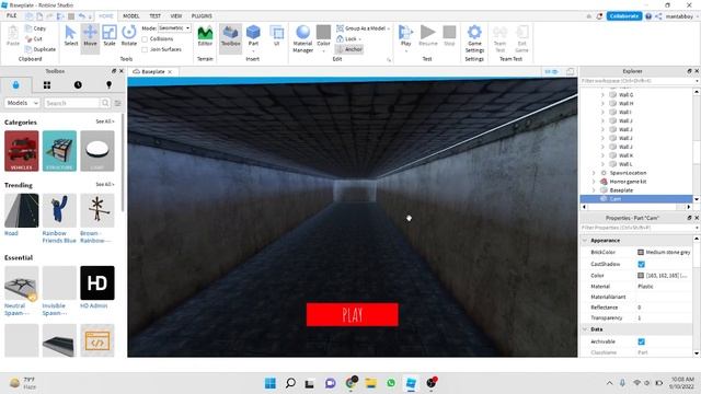 How to make HORROR GAME | Roblox Studio (Part 2) смотреть онлайн